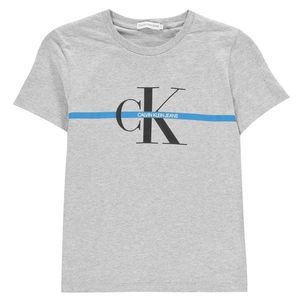 Calvin Klein Junior Boys Monogram Stripe Short Sleeve T Shirt vyobraziť