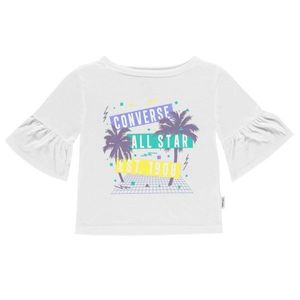 Converse Ruffle T-Shirt Junior Girls vyobraziť