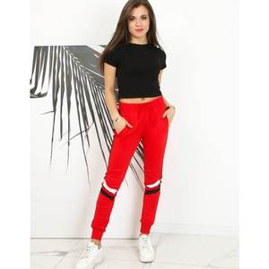 REMI women's sweatpants red UY0637 vyobraziť