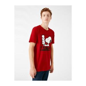 Koton Men's Red T-Shirt vyobraziť