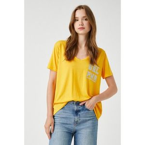 Koton Women/Girls Adult Yellow T-Shirt vyobraziť