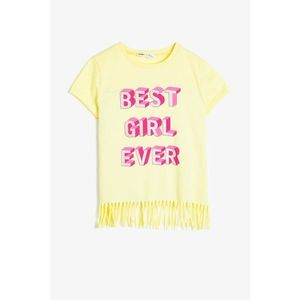 Koton Girl's Yellow T-shirt vyobraziť