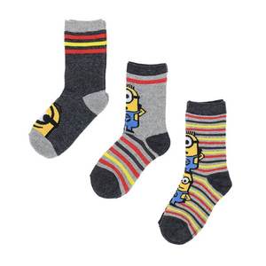 Ponožky detské Minions 3 páry vyobraziť