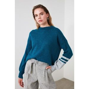Trendyol Oil Sleeve Detailed Knitwear Sweater vyobraziť