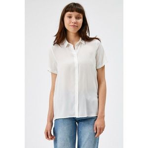 Koton Women's White Short Sleeve Shirt vyobraziť