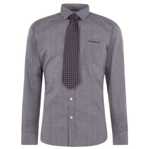 Pánska košeľa Pierre Cardin Shirt and Tie Set vyobraziť