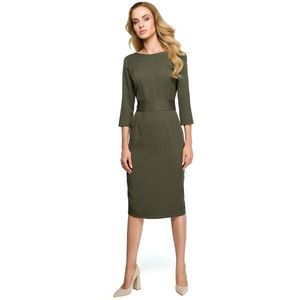 Stylove Woman's Dress S119 Khaki vyobraziť