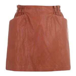 Only Faux Leather Mini Skirt vyobraziť
