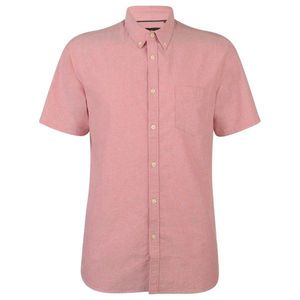 Pierre Cardin Short Sleeve Oxford Shirt Mens vyobraziť