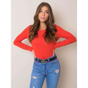 SUBLEVEL Red blouse with long sleeves vyobraziť