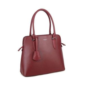 LUIGISANTO Maroon women´s eco-leather handbag vyobraziť
