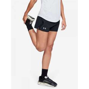 Black Women's Shorts Qualifier Speedpocket Under Armour vyobraziť