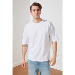 Trendyol White Male T-Shirt vyobraziť