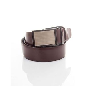 Leather belt for a man in brown vyobraziť