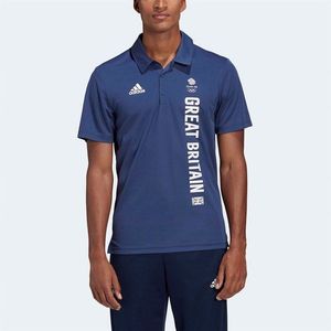 Adidas Great Britain Team Polo Shirt Mens vyobraziť