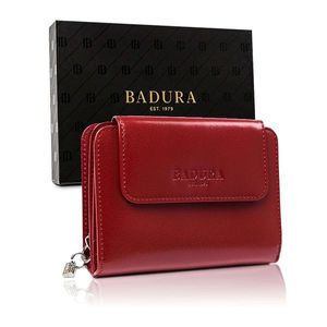 BADURA Red men´s leather wallet vyobraziť