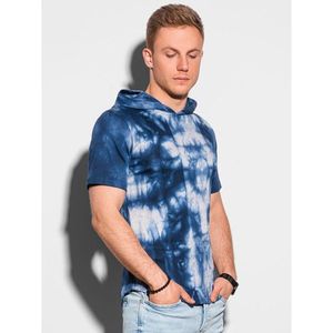 Ombre Clothing Men's hooded Tie-Dye t-shirt S1220 vyobraziť