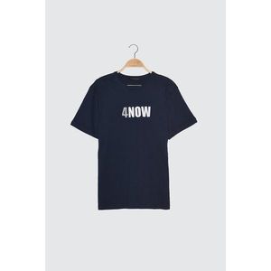 Trendyol Navy Blue Men's T-Shirt vyobraziť