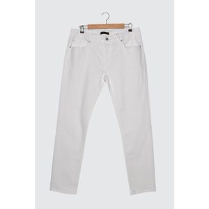 Trendyol White Men's Regular Waist Slim Fit Jeans vyobraziť