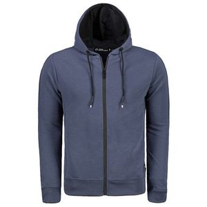 Ombre Clothing Men's zip-up sweatshirt B1157 vyobraziť