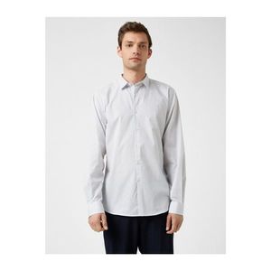 Koton Cotton Long Sleeve Patterned Classic Collar Shirt vyobraziť
