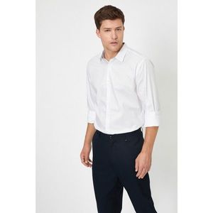 Koton Men's White Patterned Shirt vyobraziť