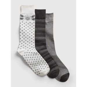 GAP Ponožky crew socks, 3 páry vyobraziť