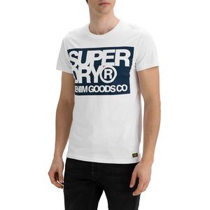 Superdry Tričko Denim Goods Co Print Tee vyobraziť
