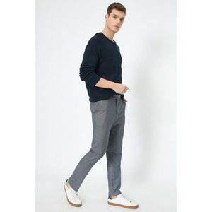 Koton Men's Navy Blue Pocket Detailed Trousers vyobraziť