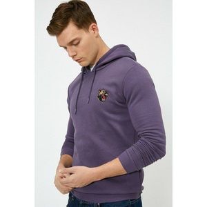 Koton Men's Purple Soaked Sweatshirt vyobraziť