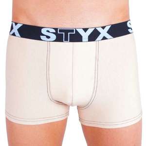 Men's boxers Styx sports rubber beige (G3) vyobraziť