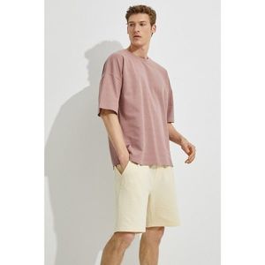 Koton Men's Pink T-Shirt vyobraziť