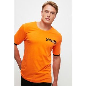 Trendyol Orange Men's Slim Fit Short Sleeve T-Shirt vyobraziť