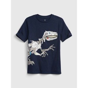 GAP Children's T-shirt with dinosaur vyobraziť