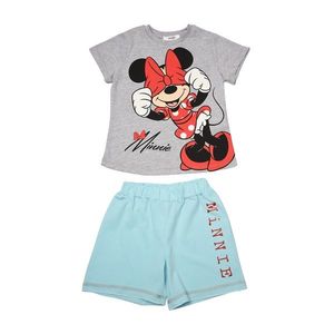Trendyol Gray Minnie Mouse Licensed Girl Knitted Top-Top Set vyobraziť