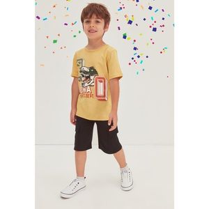 Trendyol Multicolored Printed Boy Knitted Top-Upper Suit vyobraziť