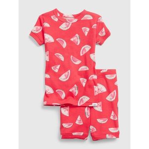 GAP Dětské pyžamo meloun print two-peace sleepwear vyobraziť