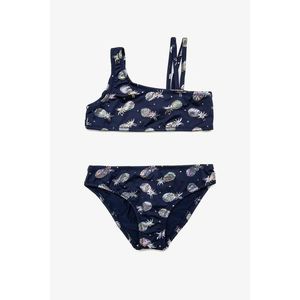 Koton Navy Blue Patterned Girl's Swimwear vyobraziť