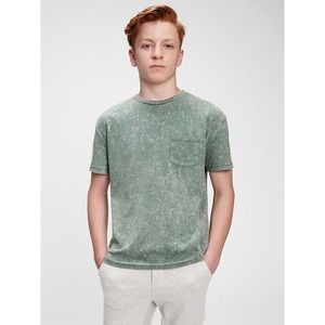 GAP Dětské tričko teen 100% organic cotton pocket t-shirt vyobraziť