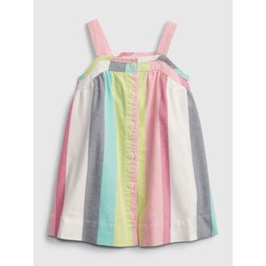 GAP Baby šaty stripe button dress vyobraziť