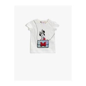 Koton Baby Girl Mickey Mouse T-Shirt Licensed Cotton vyobraziť