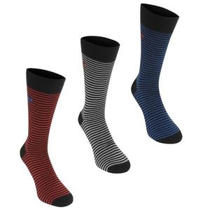 Pierre Cardin 3 Pack Fashion Socks Mens vyobraziť