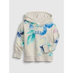 Dětská mikina GAP Logo floral hoodie vyobraziť