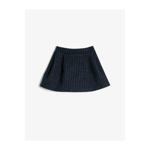 Koton Girl Navy Blue Straight Skirt vyobraziť