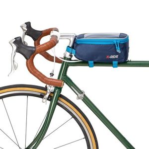 Semiline Unisex's Bicycle Frame Bag A3013-2 Navy Blue vyobraziť