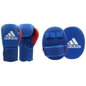 Adidas Junior Boxing Gloves and Focus Mitt Set vyobraziť