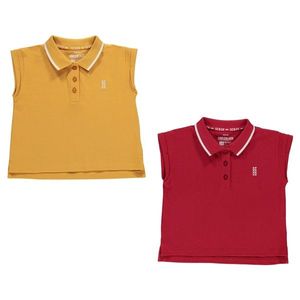 SoulCal 2 Pack Cropped Polo Shirt Junior Girls vyobraziť