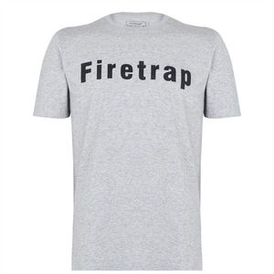 Firetrap Large Logo T Shirt Mens vyobraziť