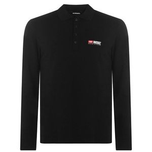 Diesel Long Sleeve Logo Polo Shirt vyobraziť