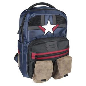 BACKPACK CASUAL TRAVEL AVENGERS CAPITAN AMERICA vyobraziť